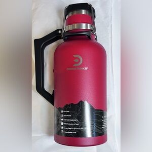 DrinkTanks Red Stainless Steel  Growler